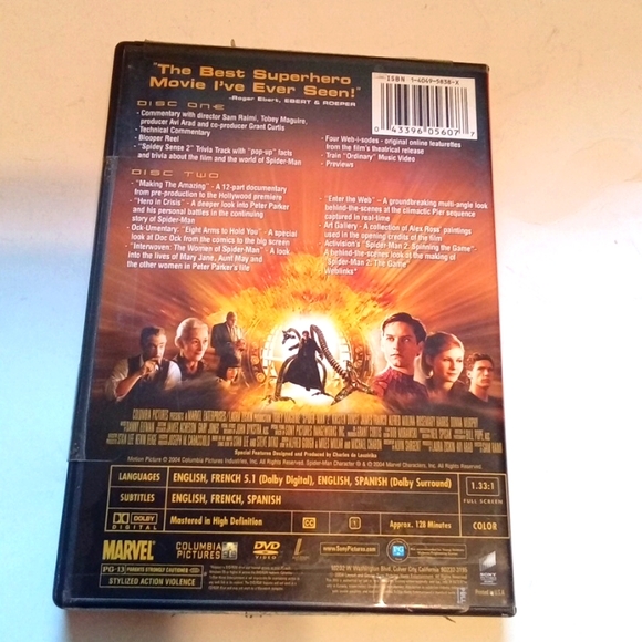 Spider-man 2 DVD (Full Screen Special Edition) - Picture 2 of 3